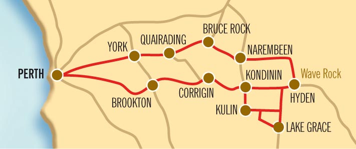 Wave Rock Wa Map Pathways To Wave Rock - Central Wheatbelt Visitor Centre